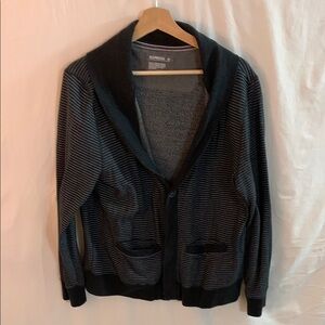 Express Black and Gray Cardigan